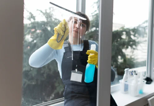 Nettoyage de vitres intérieures et extérieures à Haute-Isle
